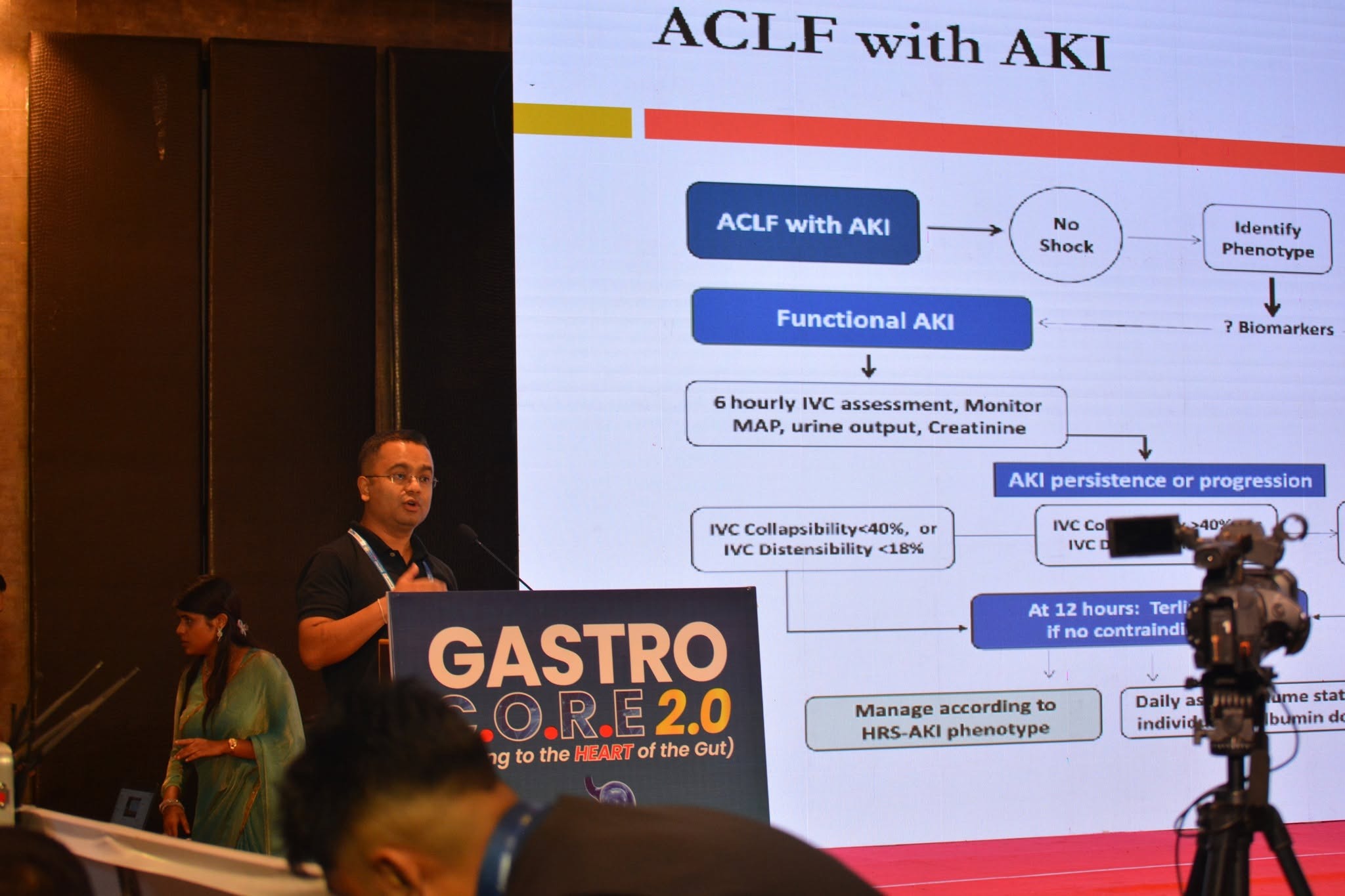 Dr Pukar Thapa talking on Acute on Chronic Liver Failure